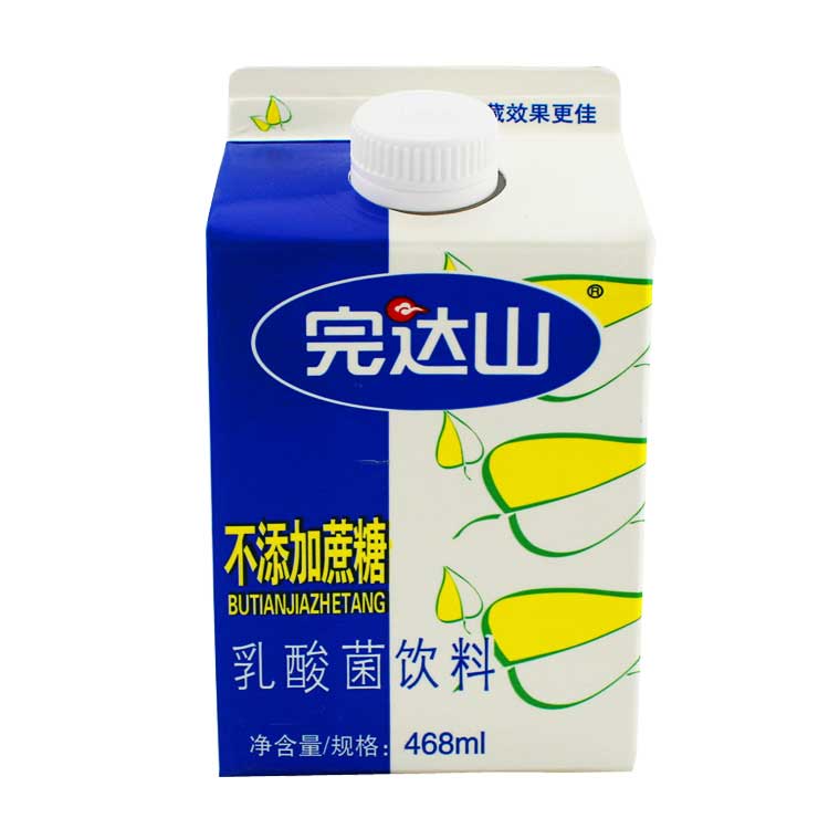 完达山乳酸菌饮料不添加蔗糖酒店整箱12盒无糖酸奶饮品  健康饮料
