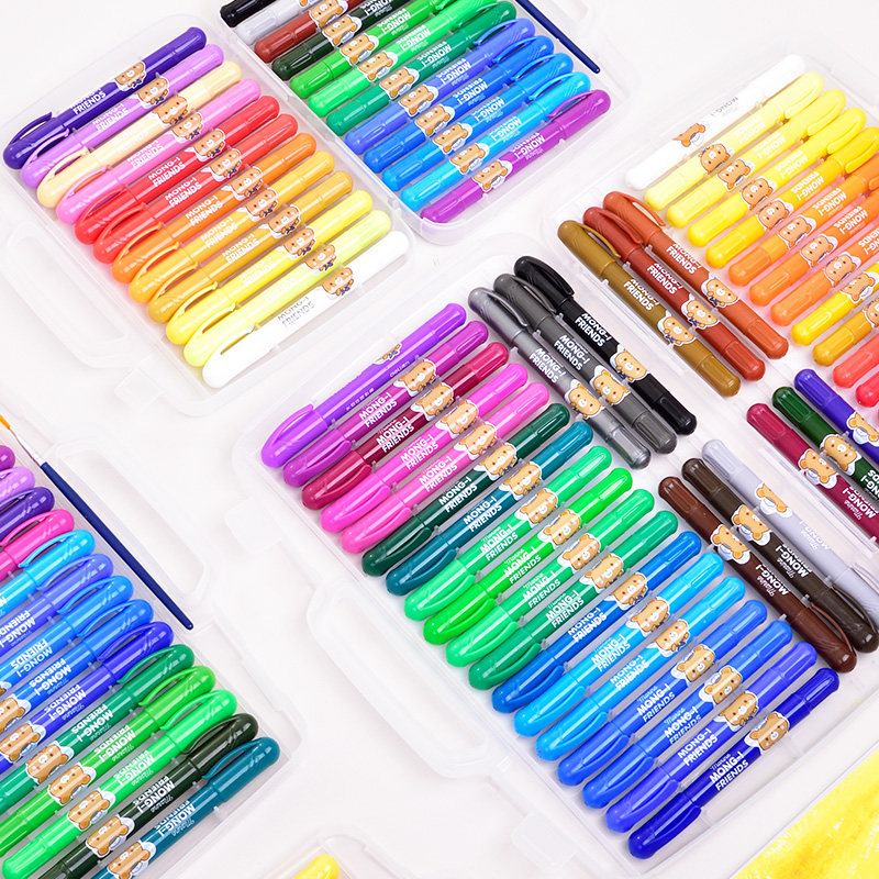 旋转蜡笔 48色 套装