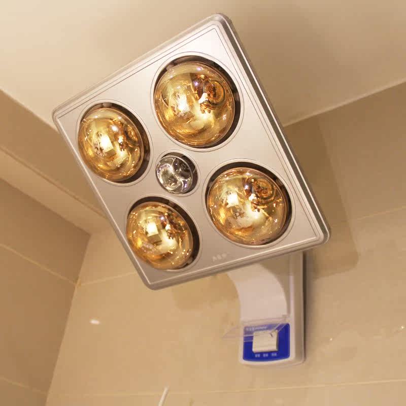 浴霸壁挂式 免打孔_壁挂式浴霸家用卫生间免打孔四灯三合一防水防爆