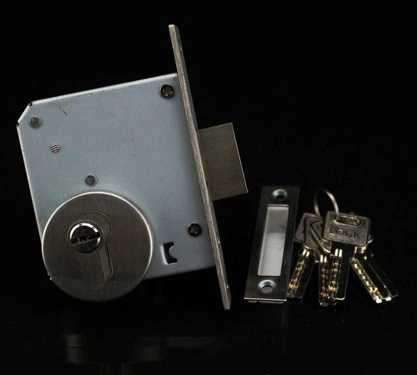 特价防火门锁芯_消防门暗锁 通道锁 防火管道井锁 全铜锁芯带钥匙暗