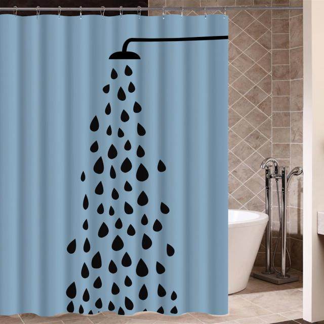 浴帘 定制_定制黑色雨洒加厚浴帘 防水防霉 卫生间厕所隔断帘子优惠券