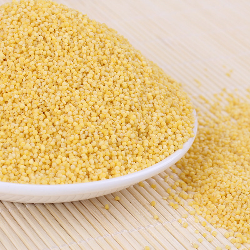 黄小米粥小黄米5斤包邮2018新米农家吃的食用米脂小米