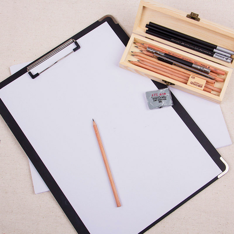 马利初学者21件素描套装专业美术用品铅笔速写画架画板袋写生板