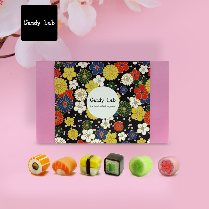 candylab【粉色和风礼盒】手工切片糖果创意礼物生日