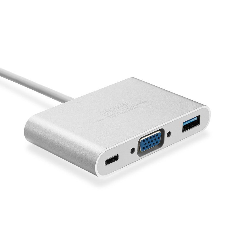 苹果笔记本电脑转换器苹macbook扩展坞12pro13寸type-c接头转接口