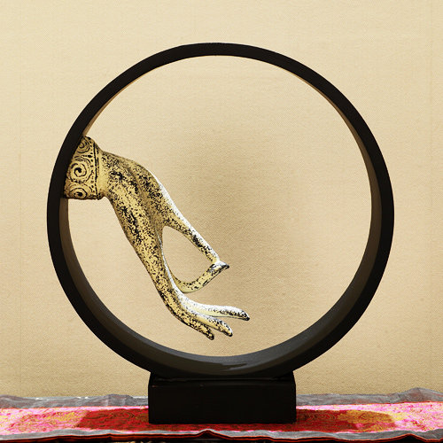 艺术品摆件 复古_古典中式禅意佛手摆件创意书房艺术办公室桌面复古