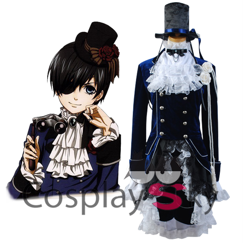 黑执事cos 黑管家 夏尔·法多姆海恩 全套cosplay服装 少爷礼服装