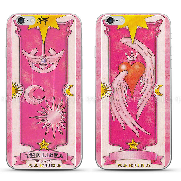手机壳iphone5c_iphone苹果5se/5c/6s/6plus手机壳保护套百变小樱库洛