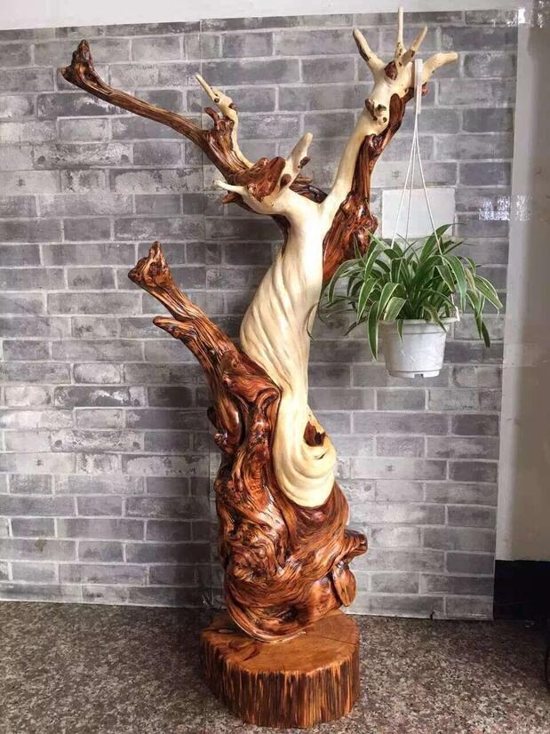 优搜网 家居饰品 雕刻工艺 根雕 崖柏摆件太行崖柏手串毛料老料手把件