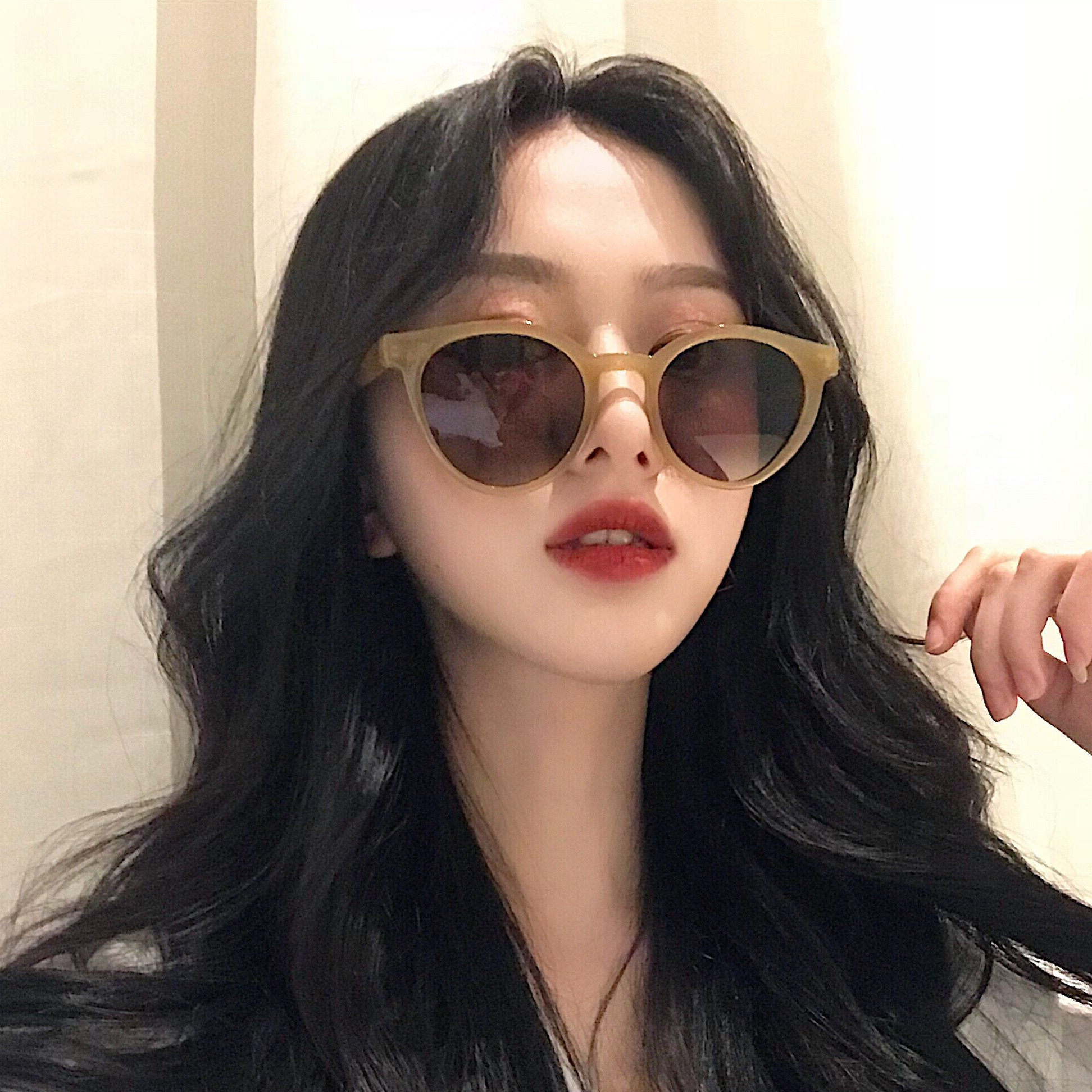 特价眼镜框韩版太阳_2019新款墨镜女韩版潮复古原宿风韩国个性街拍小