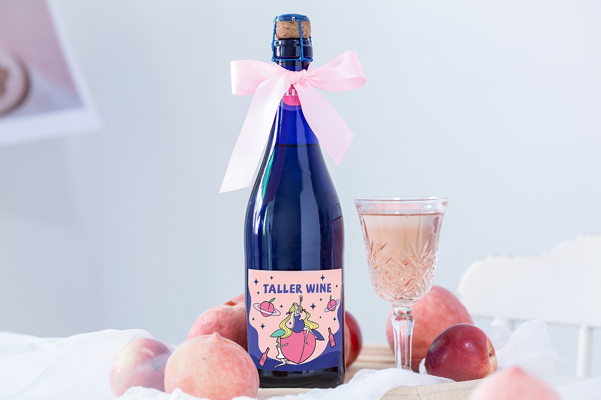 萄乐星云桃子起泡气泡酒送女生礼物什么比较好