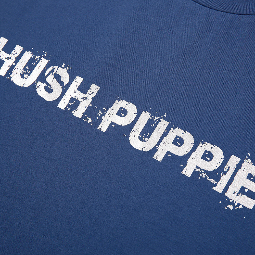 hushpuppies暇步士男装logo印花短袖男士t恤|pd-jc001