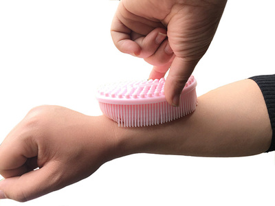 感统训练触觉刷婴儿按摩刷洗澡沐浴刷宝宝洗头刷剖腹产儿童按摩刷