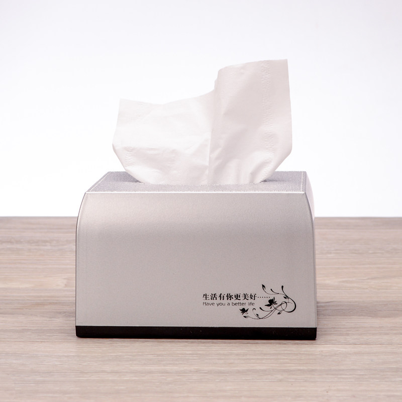 餐巾纸盒 餐厅_简约塑料抽纸盒ktv酒店餐厅纸巾盒长方形黑底塑料餐巾