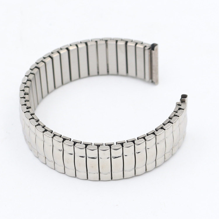 特价表链 男士 钢带_表带 姚工匠弹力松紧钢带男表女表手表配件 平口
