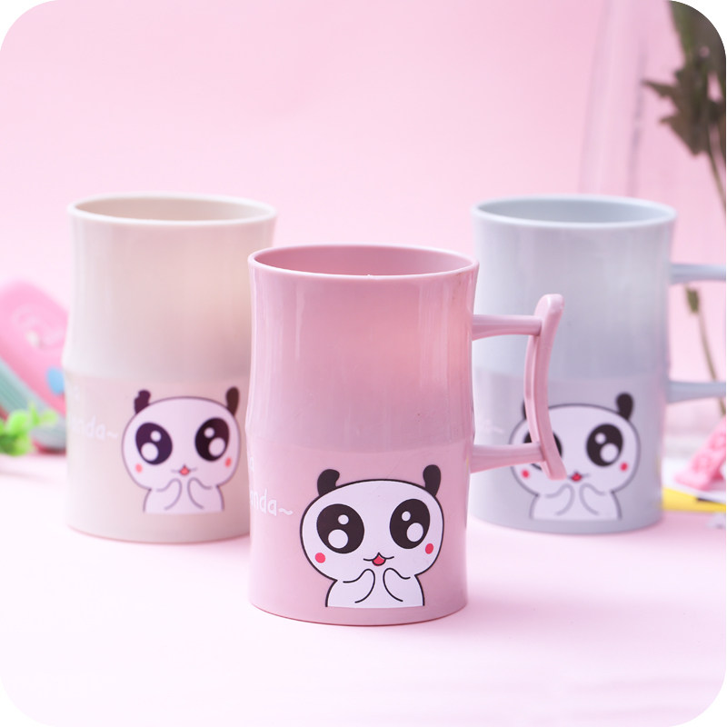 牙杯创意 韩国_牙刷杯女生可爱漱口杯女粉嫩少女心刷牙杯韩国创意洗漱