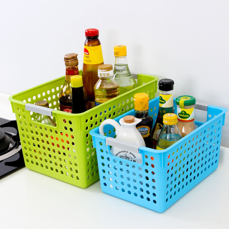 收纳筐长方形置物篮幼儿园玩具框深口整理储物盒小筐子菜篮子优惠券