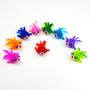 手工diy串珠小鱼材料包编织制作散珠工艺品礼品小挂件饰品送挂链