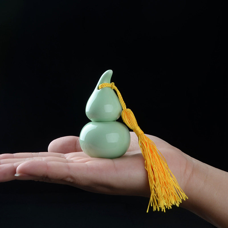 特价陶瓷瓶子迷你_新款迷你茶罐小号葫芦罐陶瓷密封罐香粉石斛面霜膏