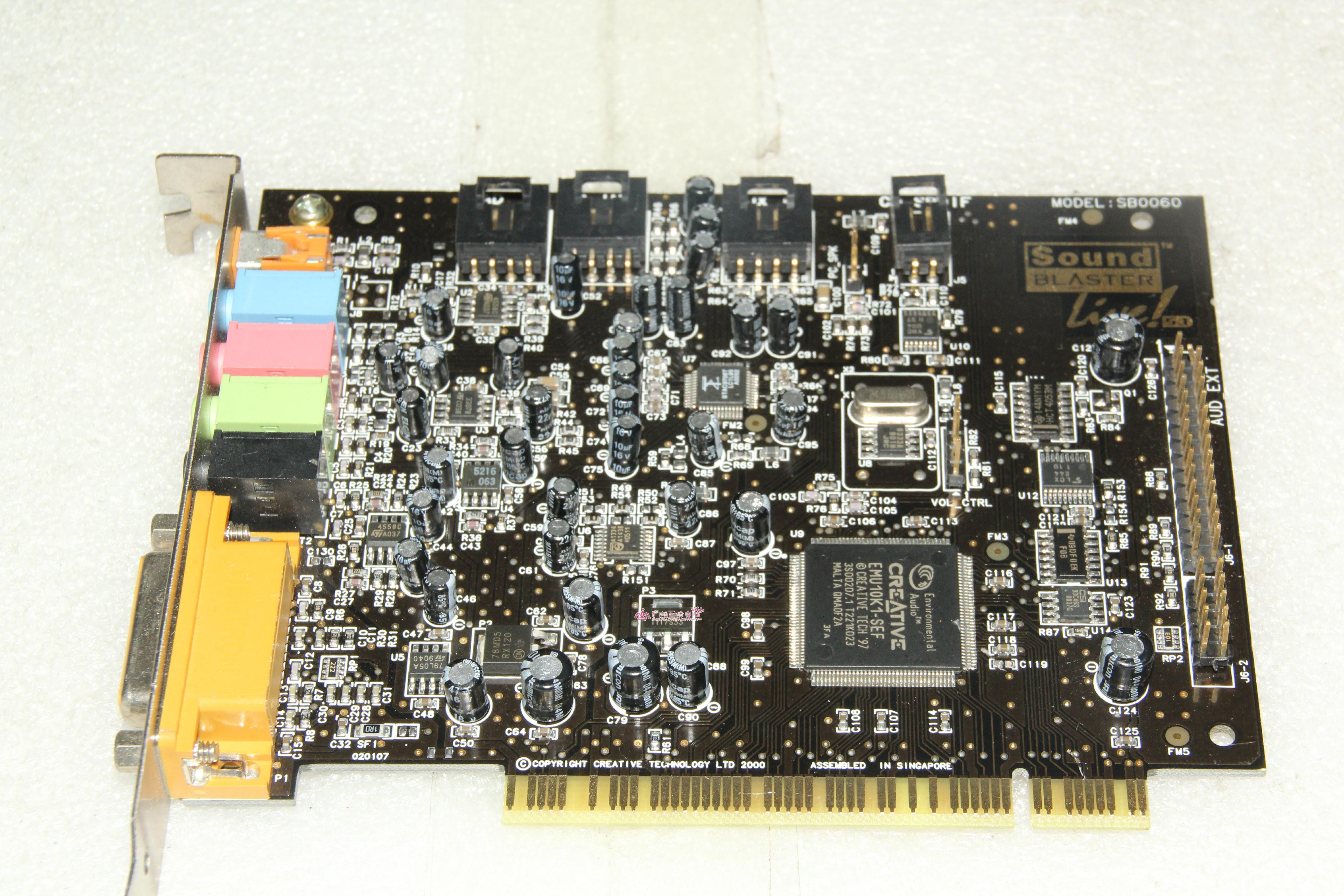 特价创新live_原装sb0060声卡 创新live 5.