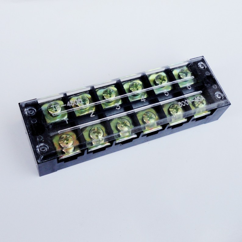 热销6tb_tb-4506 线排接线端子排6位 接线排6位 电流45a 配电箱接线