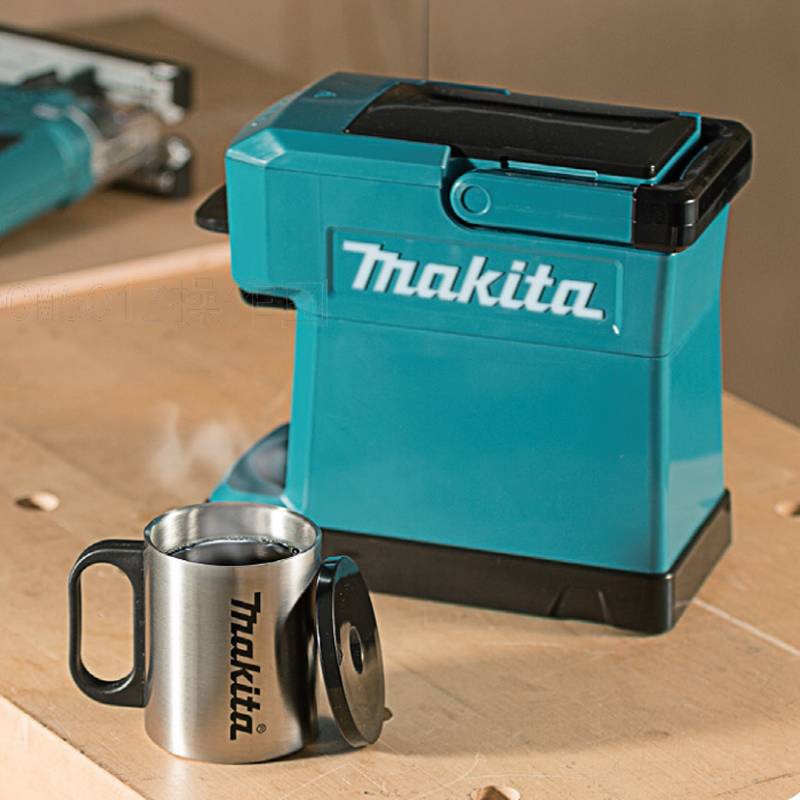 makita牧田充电式咖啡机dcm501z18v/12v户外家用冲咖啡