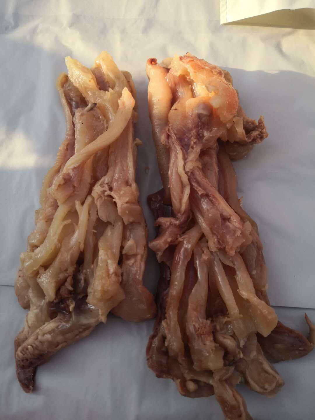 牛蹄筋 包邮 500g_牛蹄筋新鲜生黄牛蹄筋剔骨牛板筋筋牛筋500g现杀