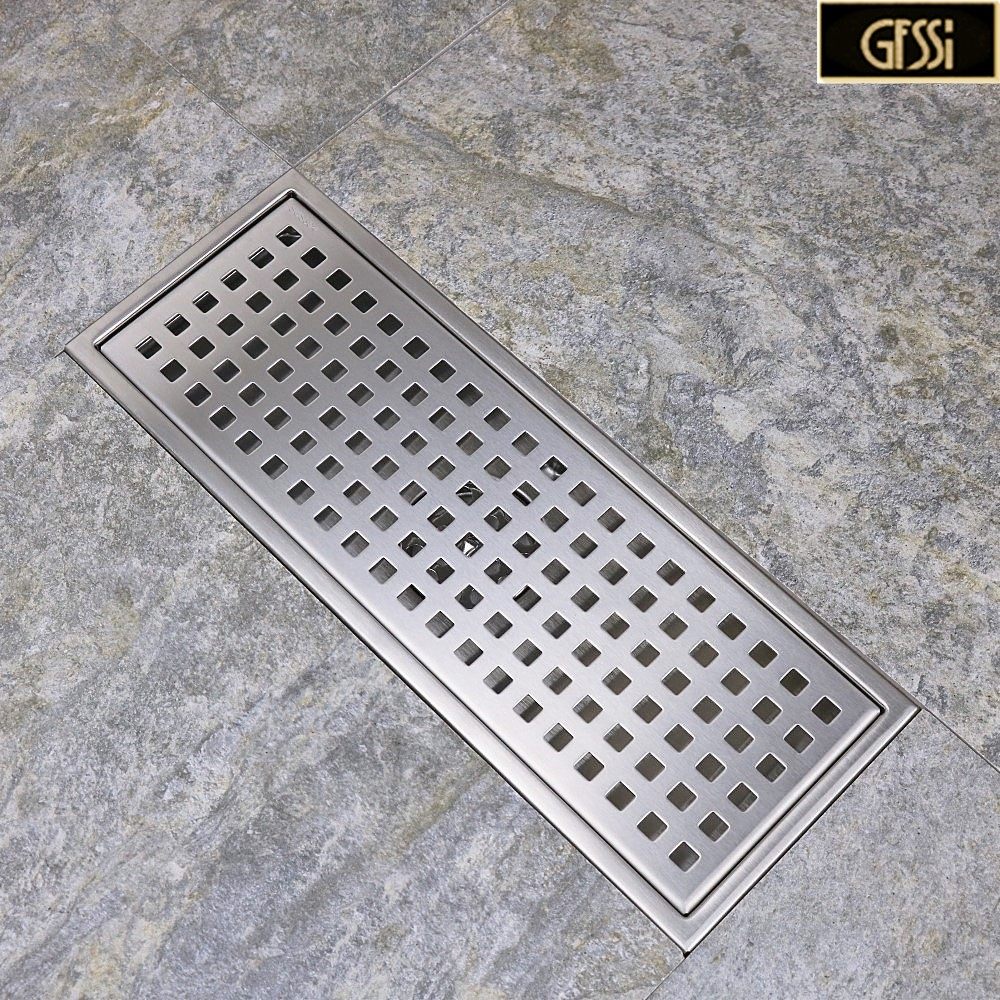 特价长方形地漏 卫生间_304不锈钢地漏长方形地漏 防臭浴室淋浴房卫生