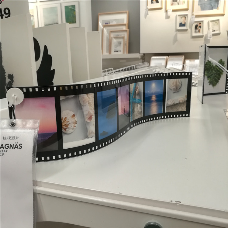 热销成都宜家代购_成都宜家国内代购 多格斯相框放7张照片黑色胶卷