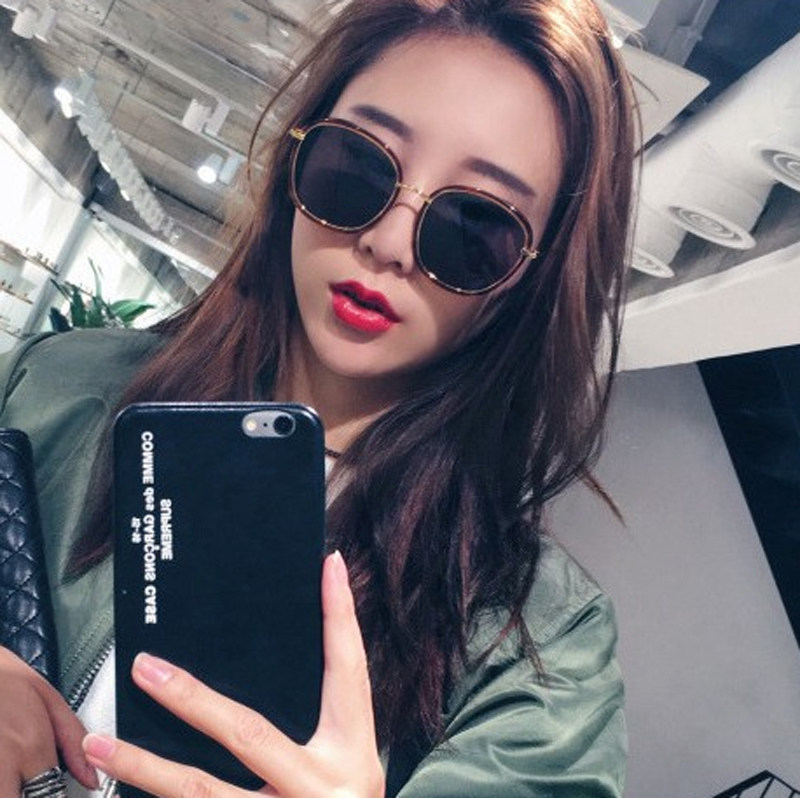 复古个性太阳镜女潮圆脸大脸大框明星网红款墨镜百搭韩版眼镜优惠券