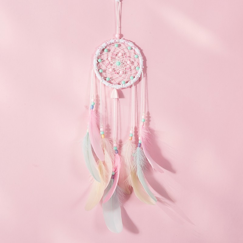 继承者们印第安捕梦网挂饰风铃材料diy少女的补梦网装饰织梦网