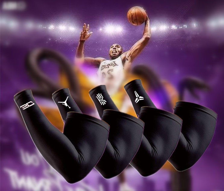 一折科比篮球护臂_nba护臂男吸汗篮球运动防晒护肘护具科比骑士库里