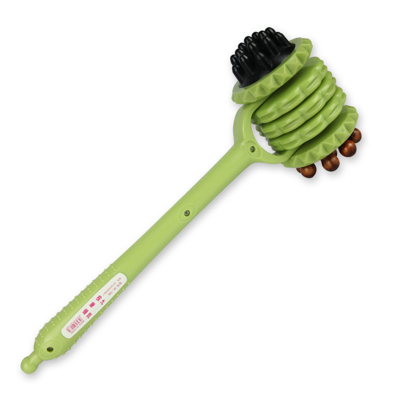 木质颈椎按摩器健身养生保健康捶背按摩棒按摩捶敲打锤经络拍打棒