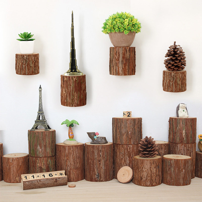 卧室_复古树桩壁挂创意家居店铺墙壁挂饰酒吧咖啡厅客厅卧室墙上装饰