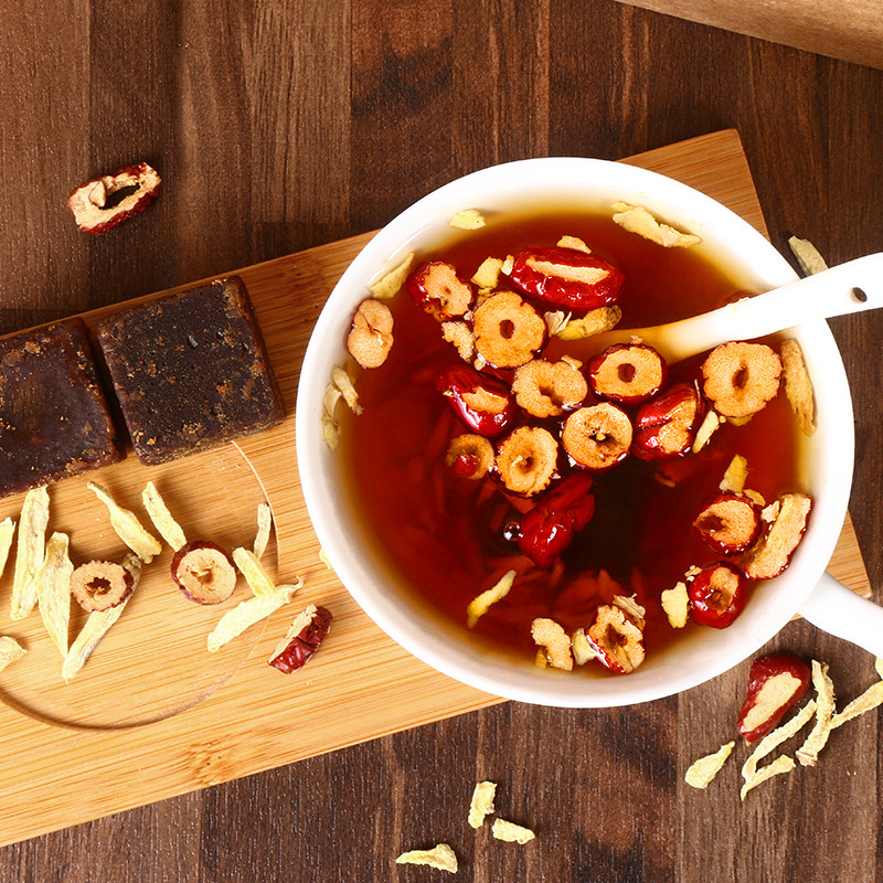 【买1送1】红糖姜茶块袋装生姜红糖水月经大姨妈姜汤红枣黑糖姜茶