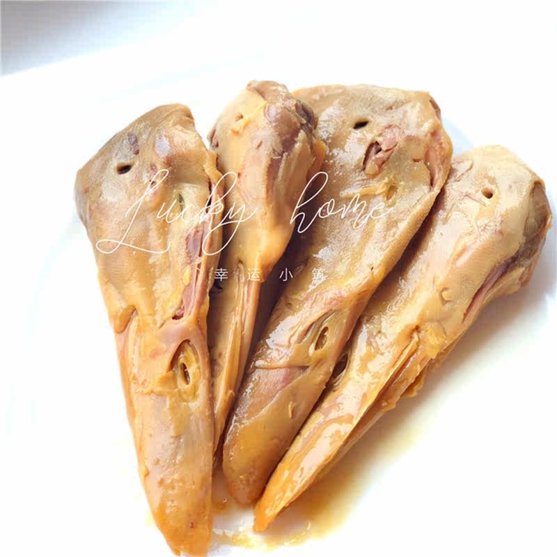 鸭头真空_乐味盐水鸭头南京特产金陵卤味微辣鸭肉零食真空锁鲜小吃