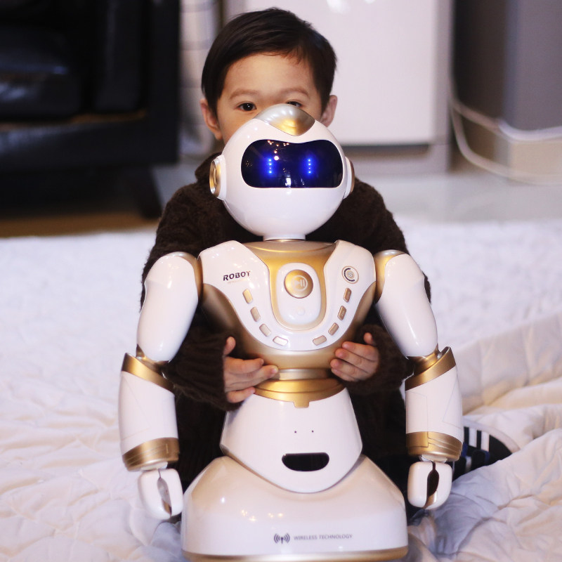 一折小胖智能机器人_儿童早教遥控机器人智能语音对话玩具 高科技学习