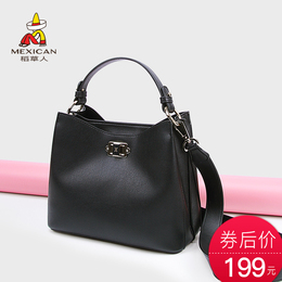 水桶包斜挎包女稻草人包包女包新款2018韩版