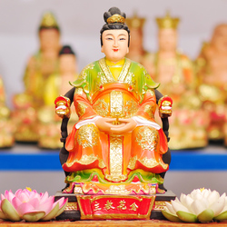 金花教主神像12寸16寸金花娘娘东北保家仙保平安供奉摆件树脂佛像