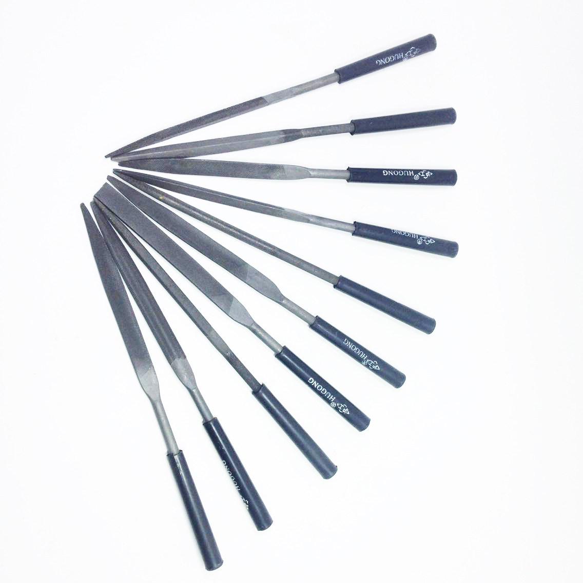 什锦锉_包邮10件整形钢锉刀模型挫锉刀套装三角半圆平头扁锉 方锉