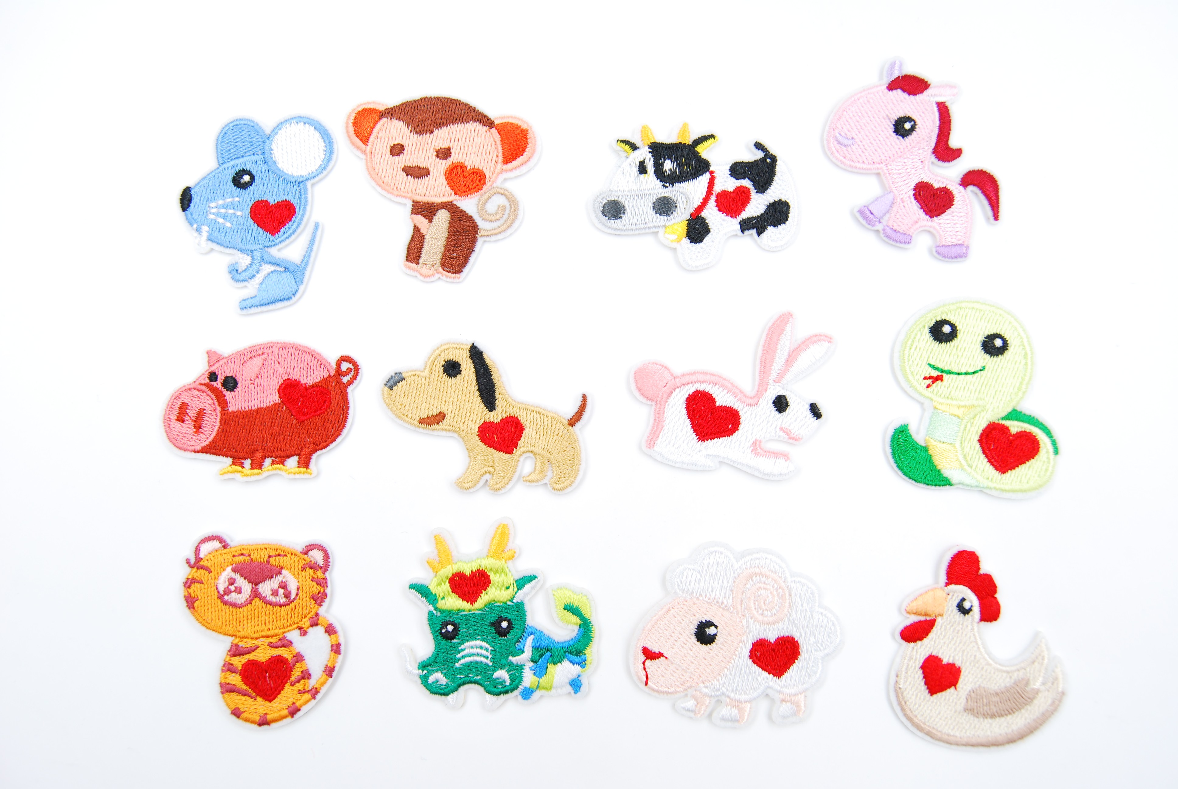 破洞衣服_精致可爱十二生肖刺绣布贴儿童衣服diy补丁贴百搭修补破洞贴