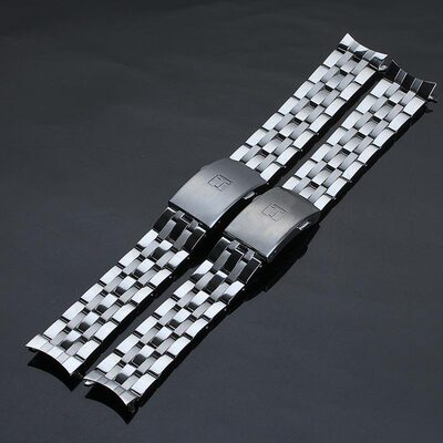 天梭1853原装表带男t014t17t461prc200专用不锈钢带19mm20mm