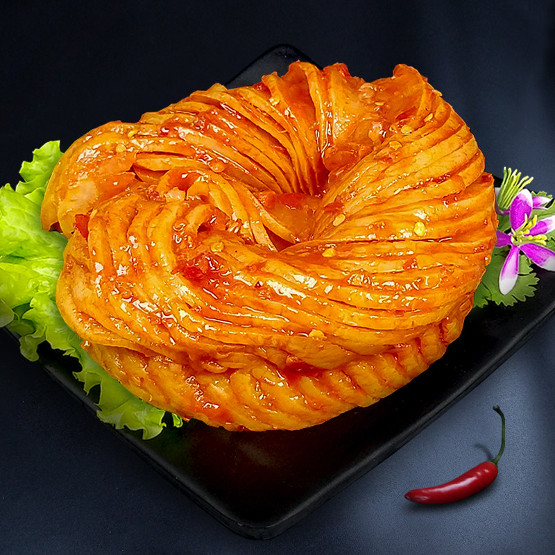 酸甜泡菜_东北特产韩国泡菜酸甜辣花萝卜花酸甜萝卜咸菜下饭菜250克3