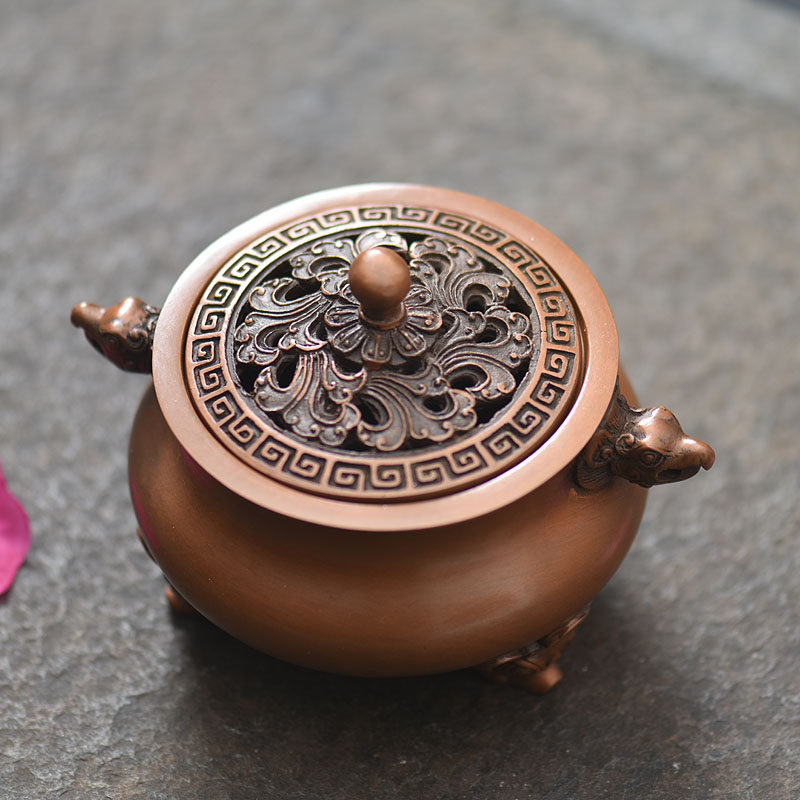 紫巅,紫铜香炉,经典熏香炉