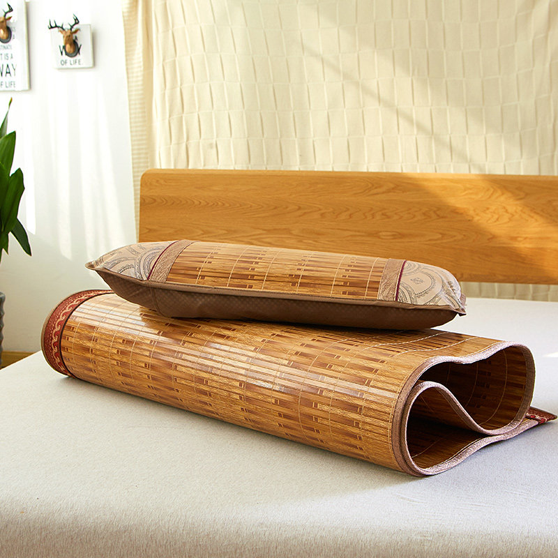 皮尔卡丹古藤席夏季凉席三件套1.5米1.