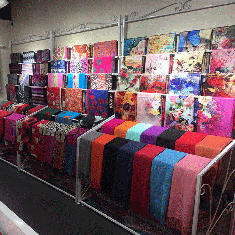 特价衣服架子服装店_围巾架子挂丝巾展示架 落地式 女装货架陈列组合