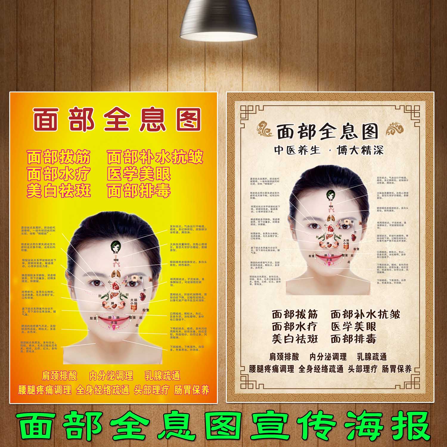 人体血管系统示意图解剖图挂图挂画 全身血液循环图