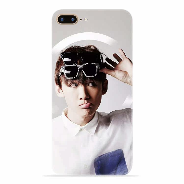 白敬亭ins周边手机壳iphone7/7p/5s/6/6p/苹果x8/8p硅胶软壳定制_7折
