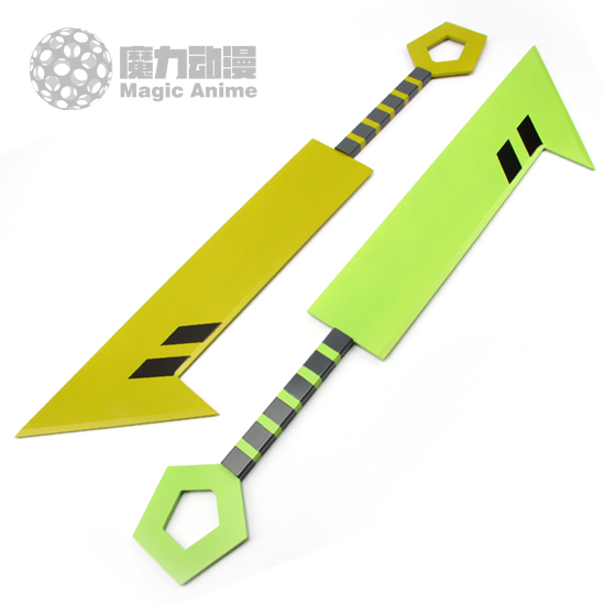 凹凸世界cos 格瑞 烈斩 柴刀 大刀 武器模型玩具 cosplay道具木质
