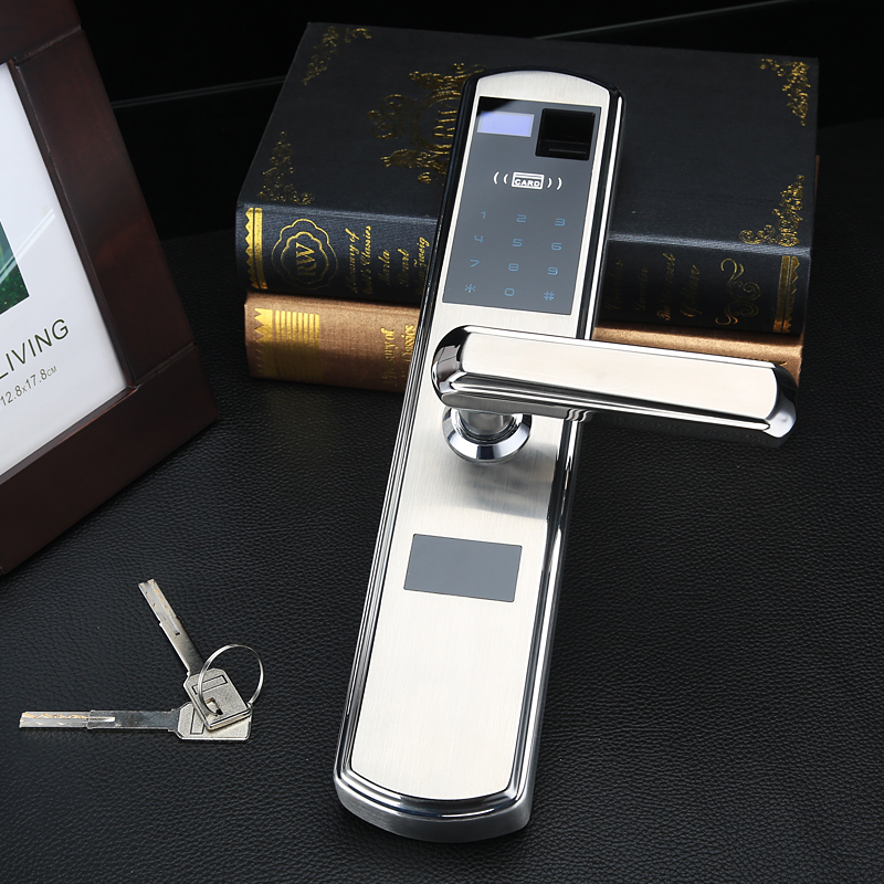 鑫众美智能指纹锁门感应卡门锁指纹密码锁家用